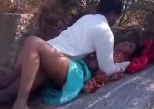 Adorable sex bhabi gets pressed heavily outdoors